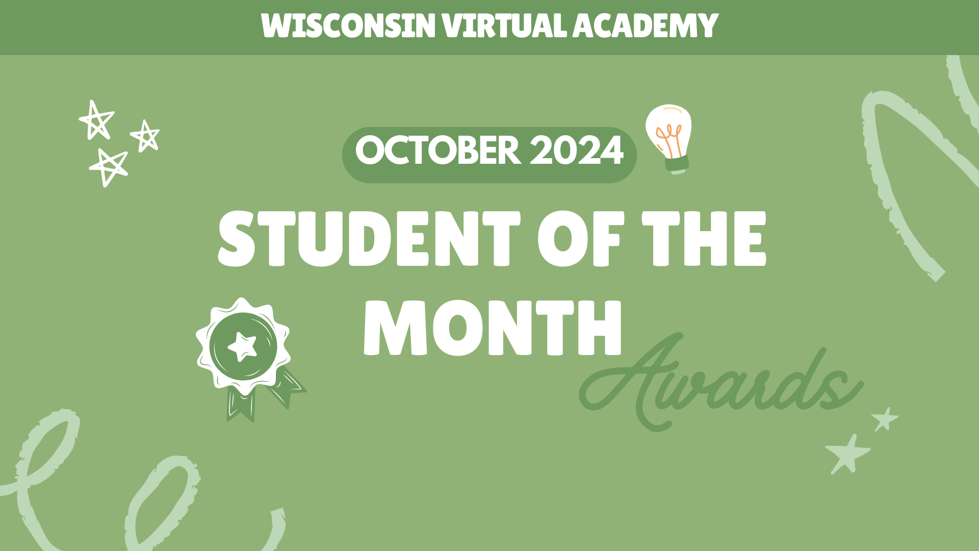 Wisconsin Virtual Academy: Celebrating Our October Students of the Month - Wisconsin Virtual Academy