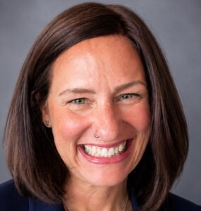 Woman smiling