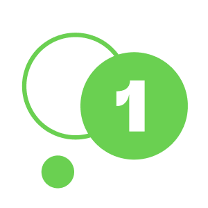 Green number 1